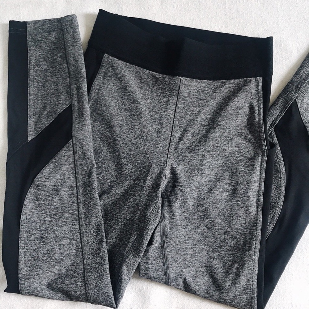 Lululemon Grey and Black Leggings